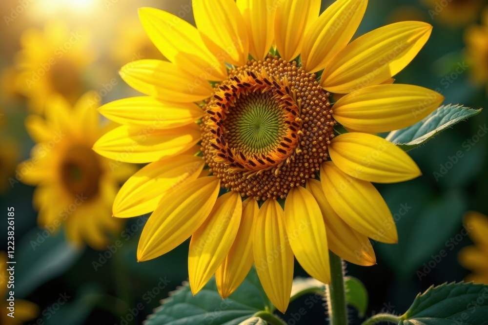 Golden sunflower leaf details , flower, golden Golden sunflower leaf details , flower, golden