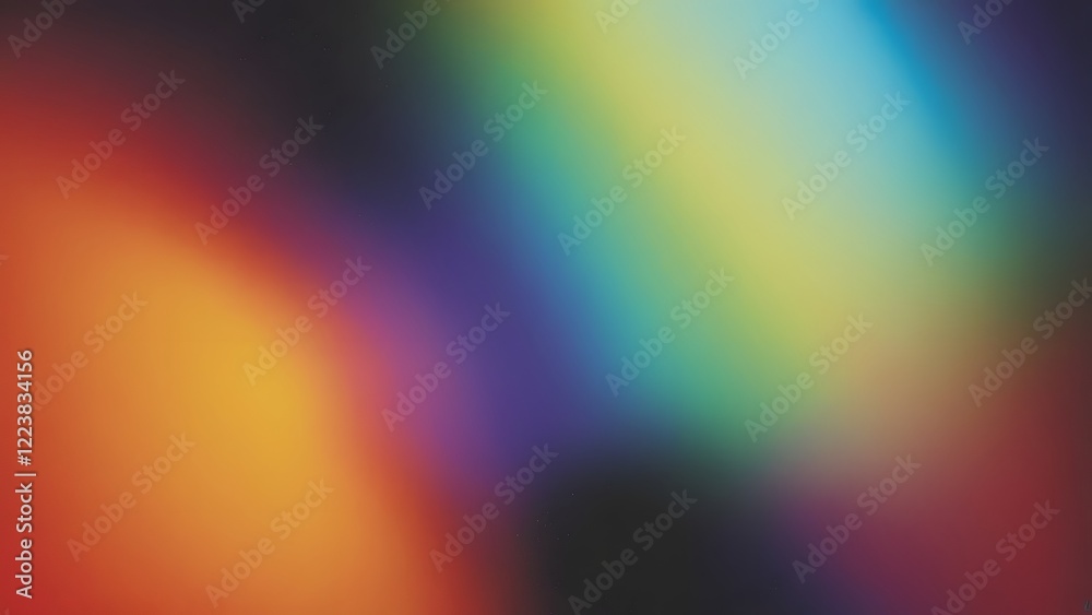 Rainbow Light Leak Grain Overlay with vibrant hues, abstract textures, and nostalgic cinematic gradient effects Rainbow Light Leak Grain Overlay with vibrant hues, abstract textures, and nostalgic cinematic gradient effects