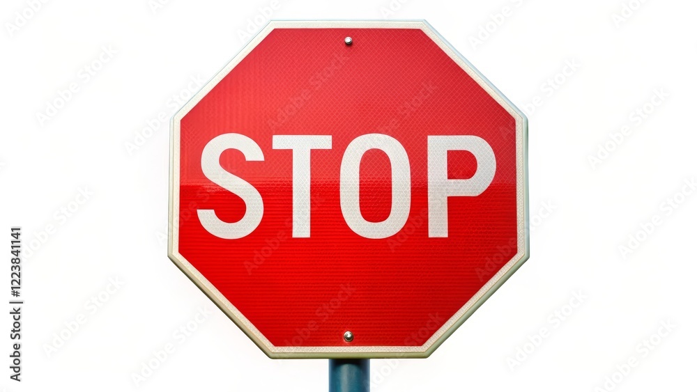 Obraz premium Octagonal Stop Sign
