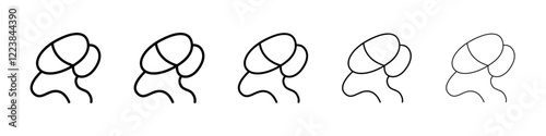 Cells icon Vector logo sign