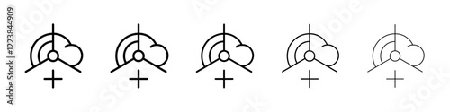 Chronus icon Vector logo sign