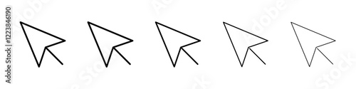 Cursor icon Vector logo sign