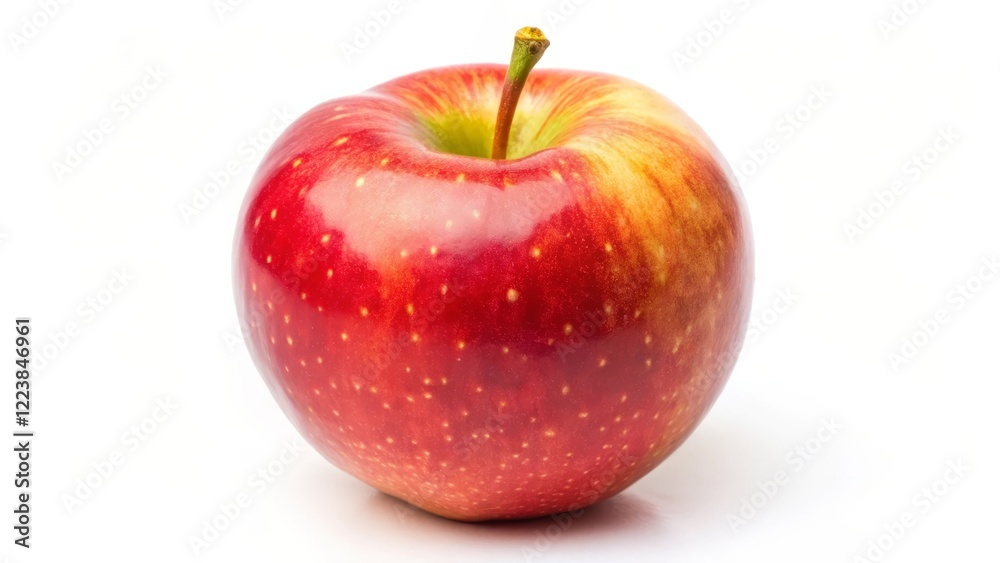 Red Apple on White Background Red Apple on White Background