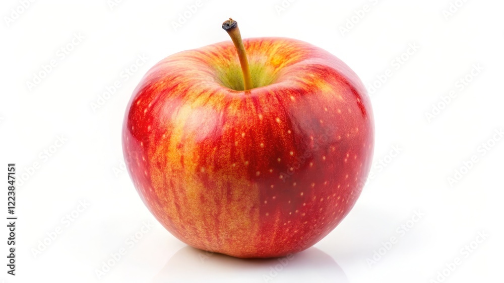 Red Apple on White Background Red Apple on White Background