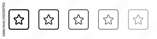 Favourite icon Vector logo sign