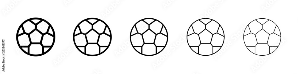 Fototapeta premium Football icon Vector logo sign