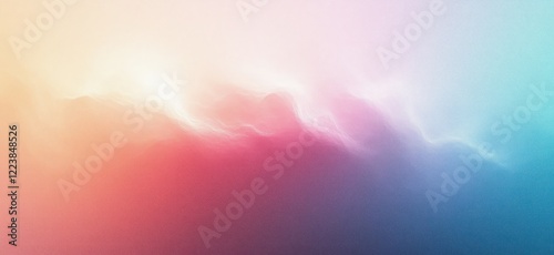 Pastel Gradient Background Light Smooth Texture Pink Blue Beige Gray Noise Abstract Minimal Design photo