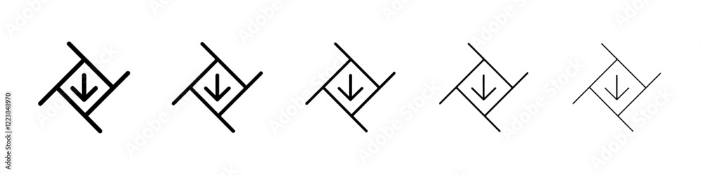 Get apps icon Vector logo sign Get apps icon Vector logo sign