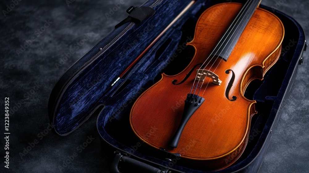 Cello in its Case: A Musical Instrument's Rest Cello in its Case: A Musical Instrument's Rest