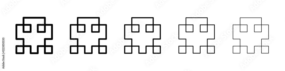 Identiconizer icon Vector logo sign Identiconizer icon Vector logo sign