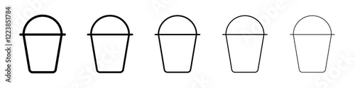 Milk shake icon Vector logo sign