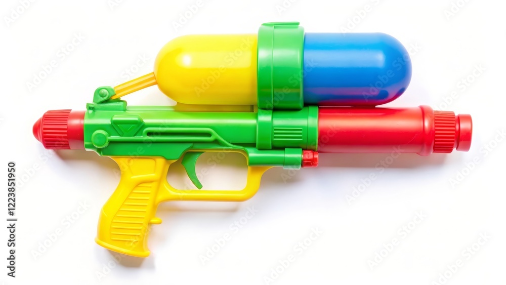 Multicolored Plastic Water Gun Toy Multicolored Plastic Water Gun Toy