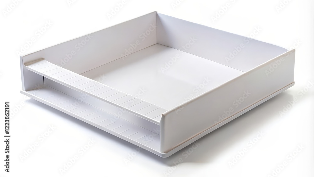 Obraz premium White Cardboard Box with Drawer