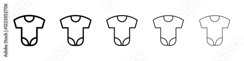 Onesies icon Vector logo sign