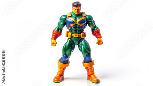 Action Figure Superhero Toy Collectible Green Costume
