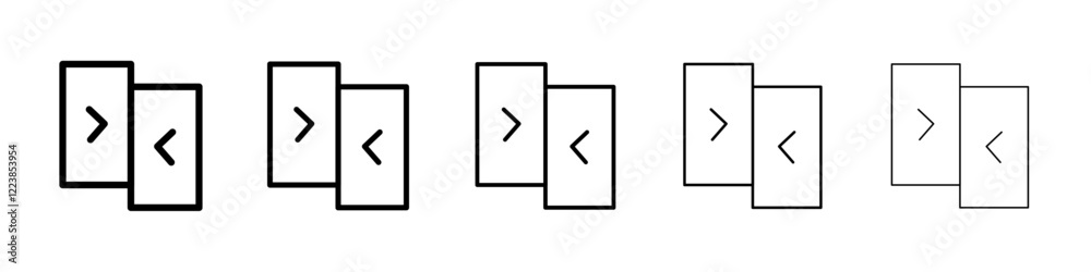 Reverse operation in icon Vector logo sign Reverse operation in icon Vector logo sign