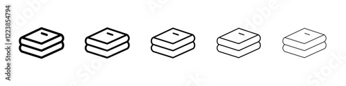 Shelf icon Vector logo sign