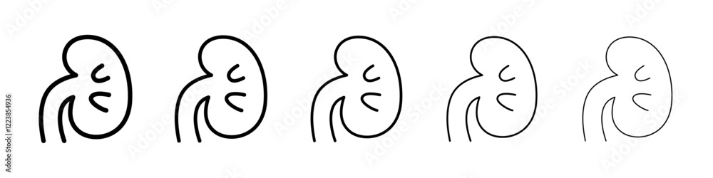 Show renal icon Vector logo sign Show renal icon Vector logo sign