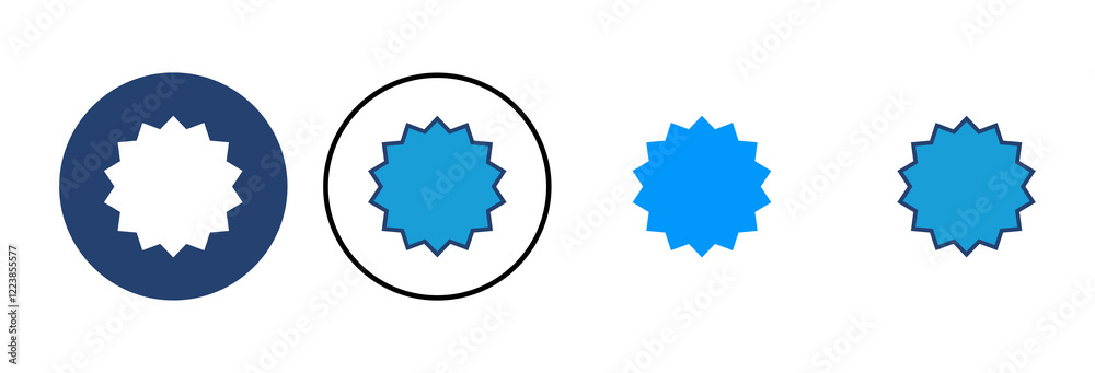 Badge icon vector. Awards icon. Achieve. Stamp Badge icon vector. Awards icon. Achieve. Stamp