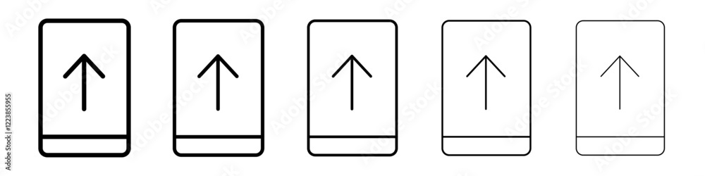 System update icon Vector logo sign System update icon Vector logo sign