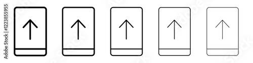 System update icon Vector logo sign