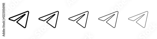 Telegram icon Vector logo sign