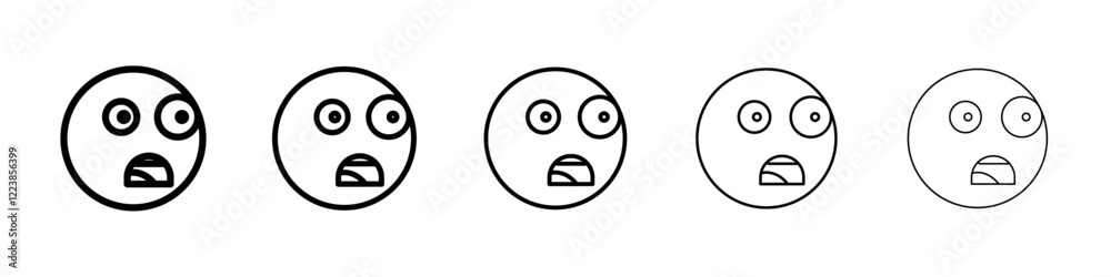 Tongue emoji icon Vector logo sign Tongue emoji icon Vector logo sign