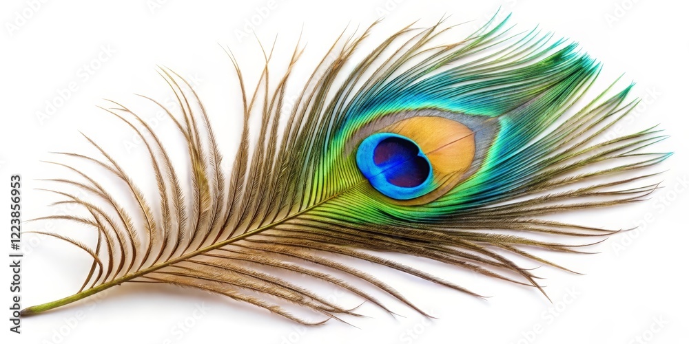 Obraz premium Peacock Feather Detail