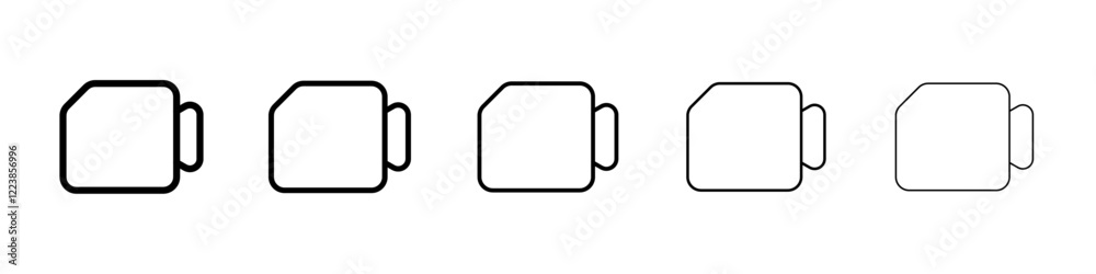 Video camera icon Vector logo sign Video camera icon Vector logo sign