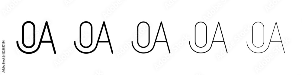 Voice input icon Vector logo sign