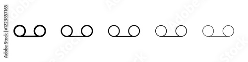 Voicemail icon Vector logo sign