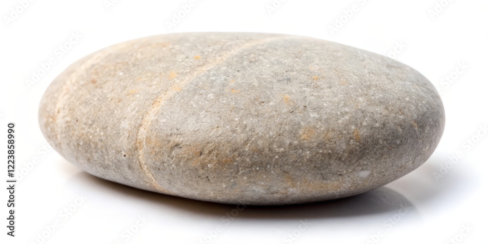 Smooth Gray Pebble with White Veins Smooth Gray Pebble with White Veins