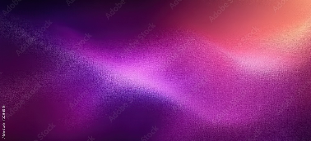 Fototapeta premium Vibrant Purple Pink Gradient Background with Grainy Texture for Banner Header Poster Wallpaper Design