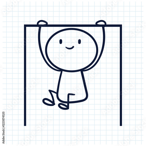 stick man sketch design illustration
