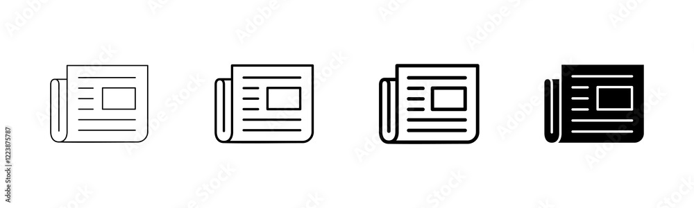 Newspaper icon vector isolated on white background. news paper icon vector Newspaper icon vector isolated on white background. news paper icon vector
