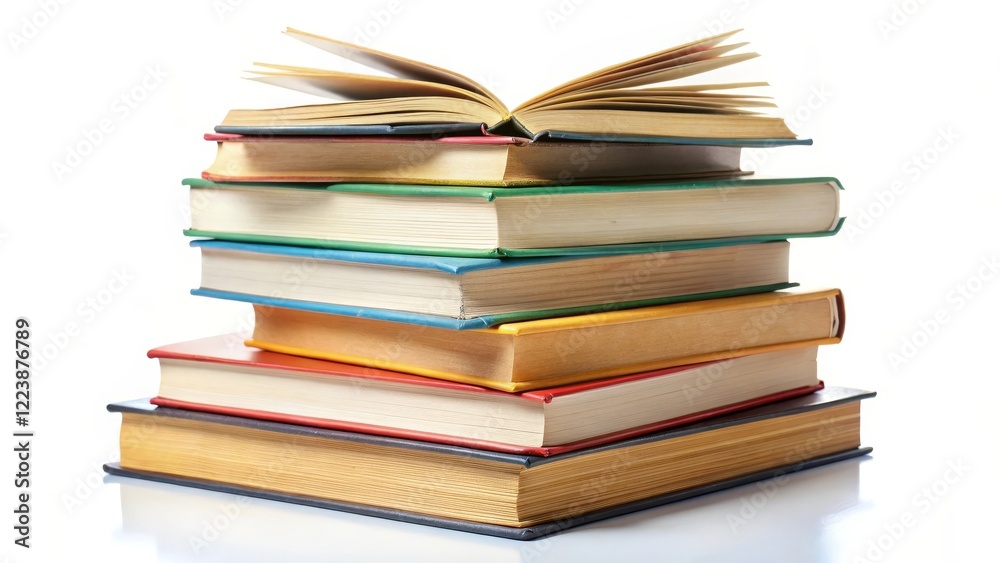 Stack of Books Open Book Education Reading Knowledge Literature Stack of Books Open Book Education Reading Knowledge Literature