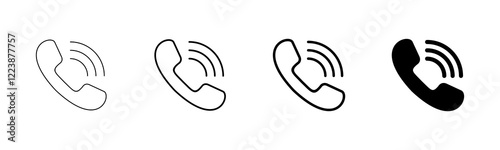 Call icon vector isolated on white background. Phone icon vector. mobile phone. telephone icon