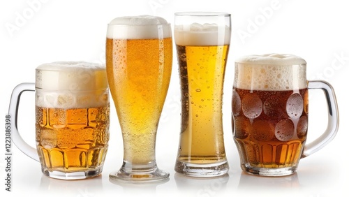 Wallpaper Mural Assorted Beer Glasses Torontodigital.ca