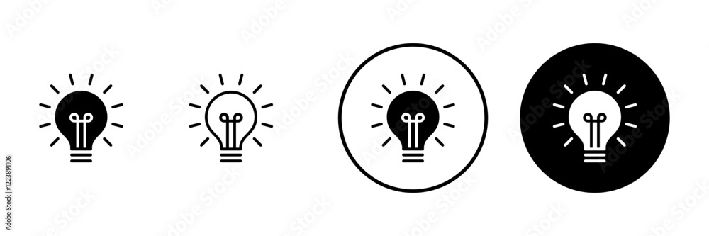 Lamp icon vector. Light bulb sign and symbol. idea symbol. Lamp icon vector. Light bulb sign and symbol. idea symbol.