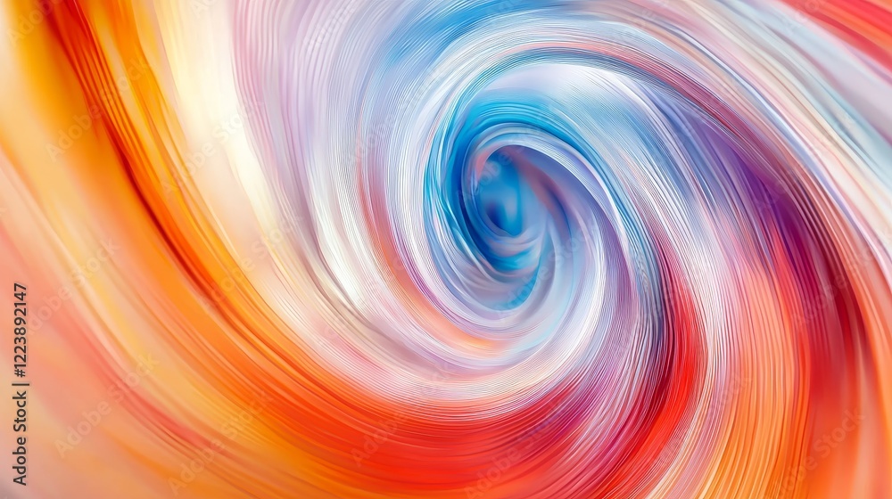 Obraz premium Bright Vortex of Data Representing Communication and Connectivity in Abstract Form