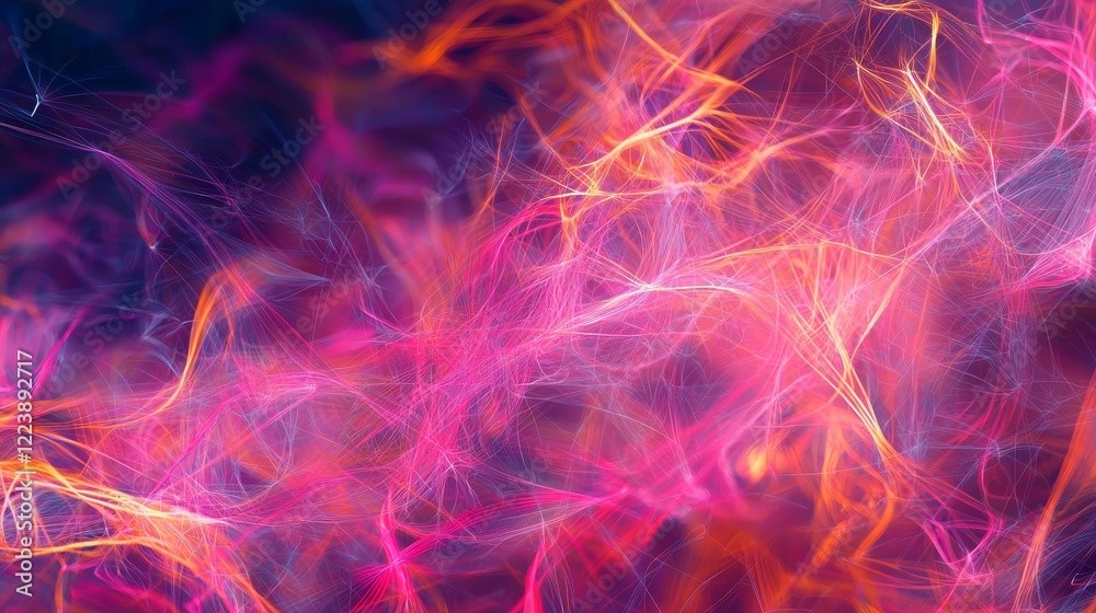 Obraz premium Dynamic Abstract Graphics Showcasing Colorful Fluid Motion and Energy Flow