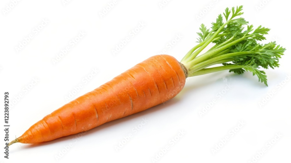 Single Orange Carrot with Greens Single Orange Carrot with Greens