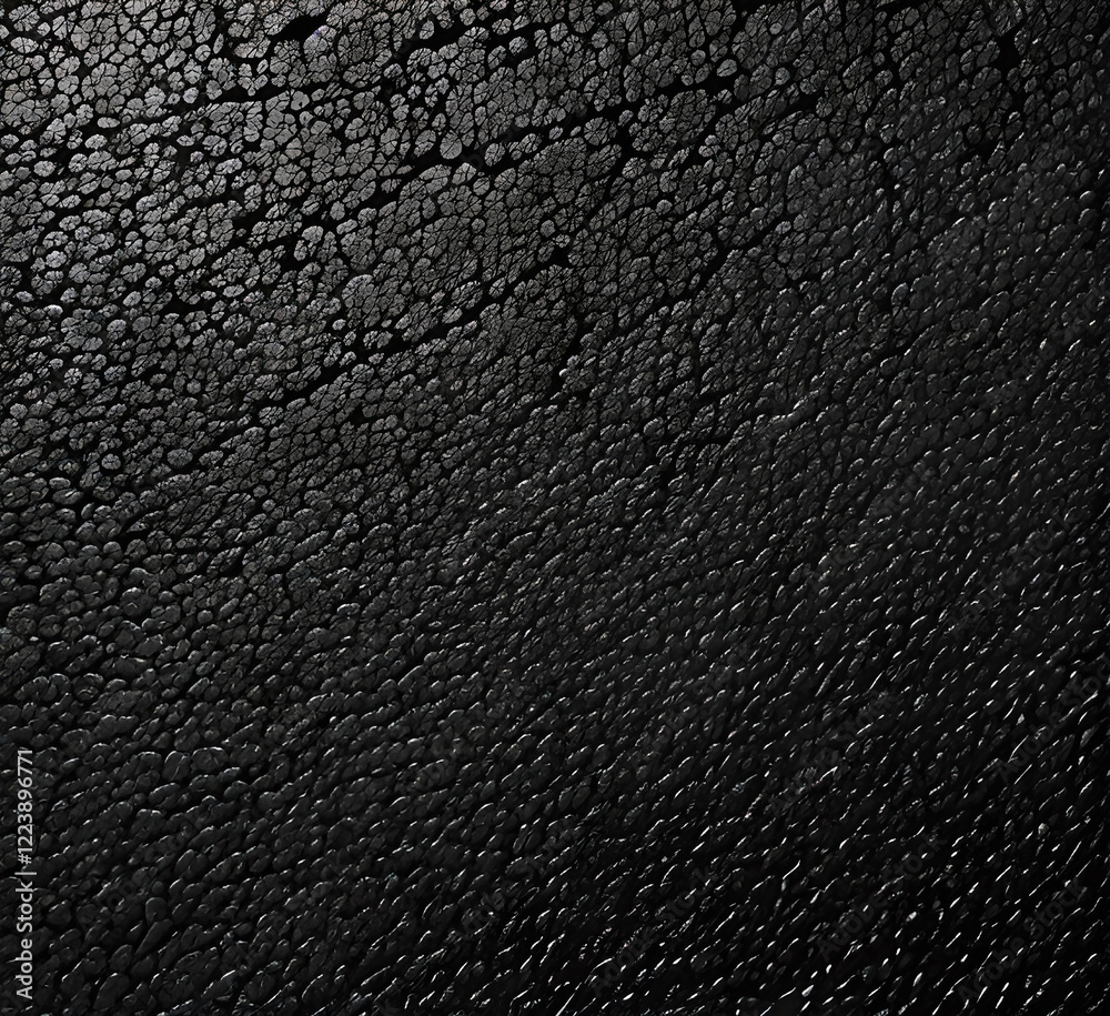 Fototapeta premium Grunge blacq backgground with kraft paper texture. Realistic vector illustration bg of dark rugn cardboard or stone with grain surfacing. Abstract.generative ai