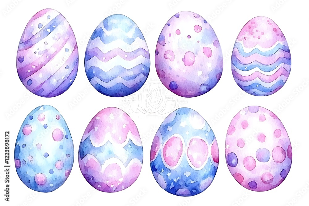 Easter day celebration watercolor style eggs artistic display spring vibes vibrant aesthetics Easter day celebration watercolor style eggs artistic display spring vibes vibrant aesthetics