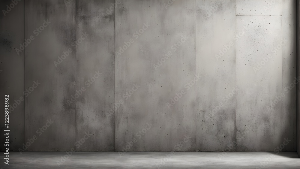 High-resolution image of a minimalist, textured concrete wall and floor, ideal for background or design projects. High-resolution image of a minimalist, textured concrete wall and floor, ideal for background or design projects.