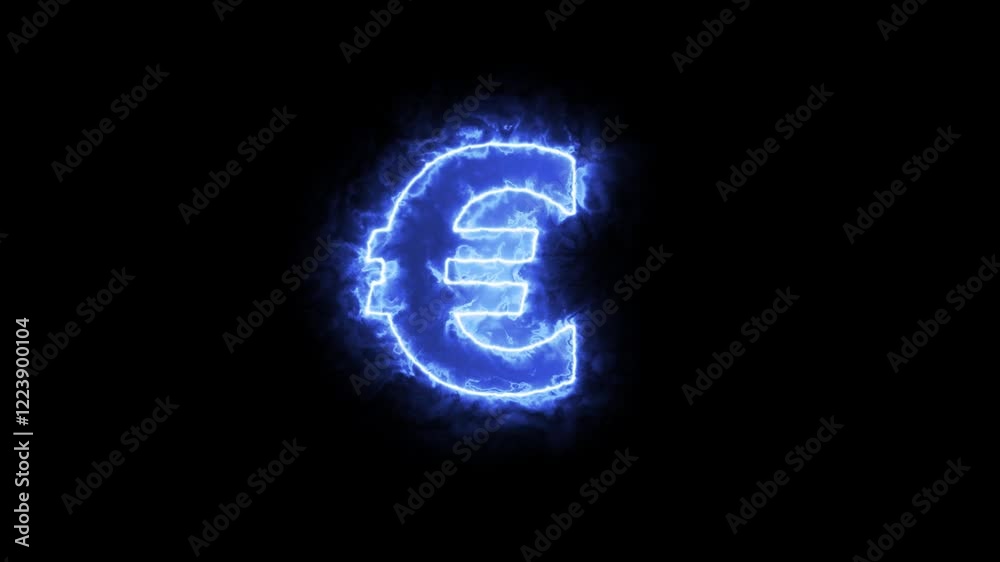 glowing number one currency 