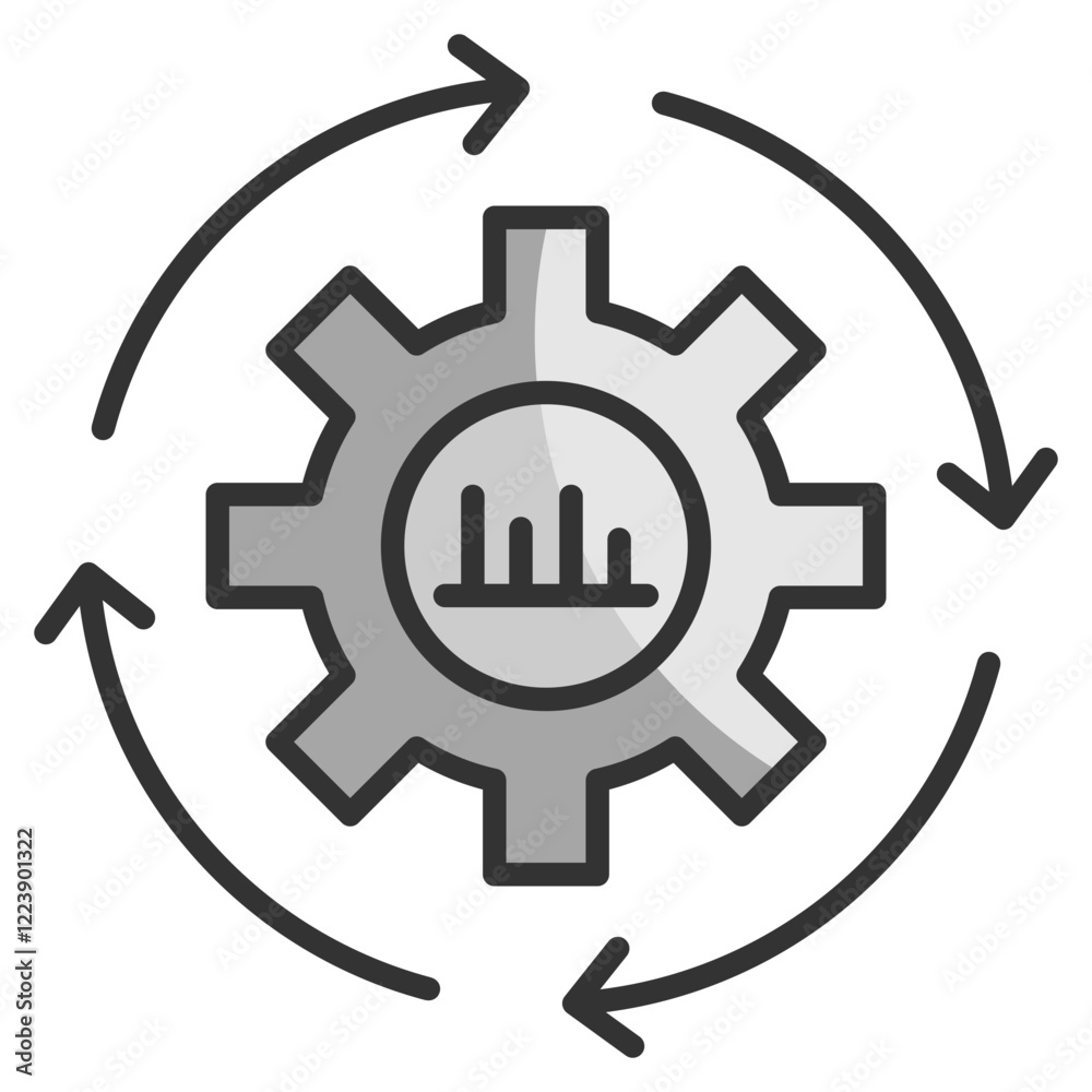 Lean Operations Icon Element For Design Lean Operations Icon Element For Design