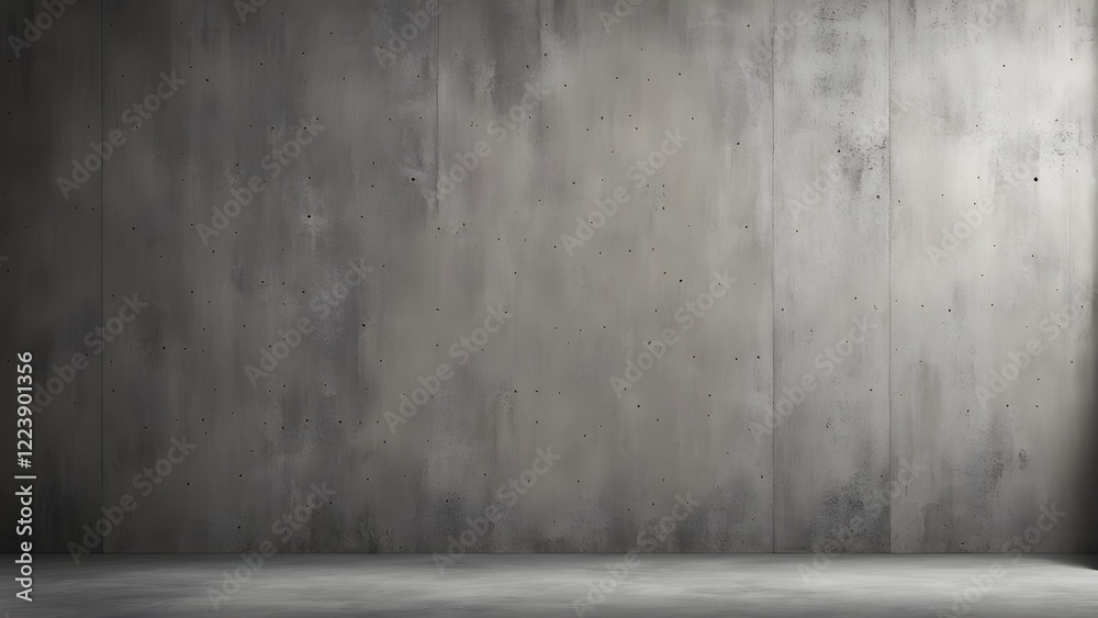 High-resolution image of a textured gray concrete wall and floor, ideal for industrial or modern design backgrounds. High-resolution image of a textured gray concrete wall and floor, ideal for industrial or modern design backgrounds.