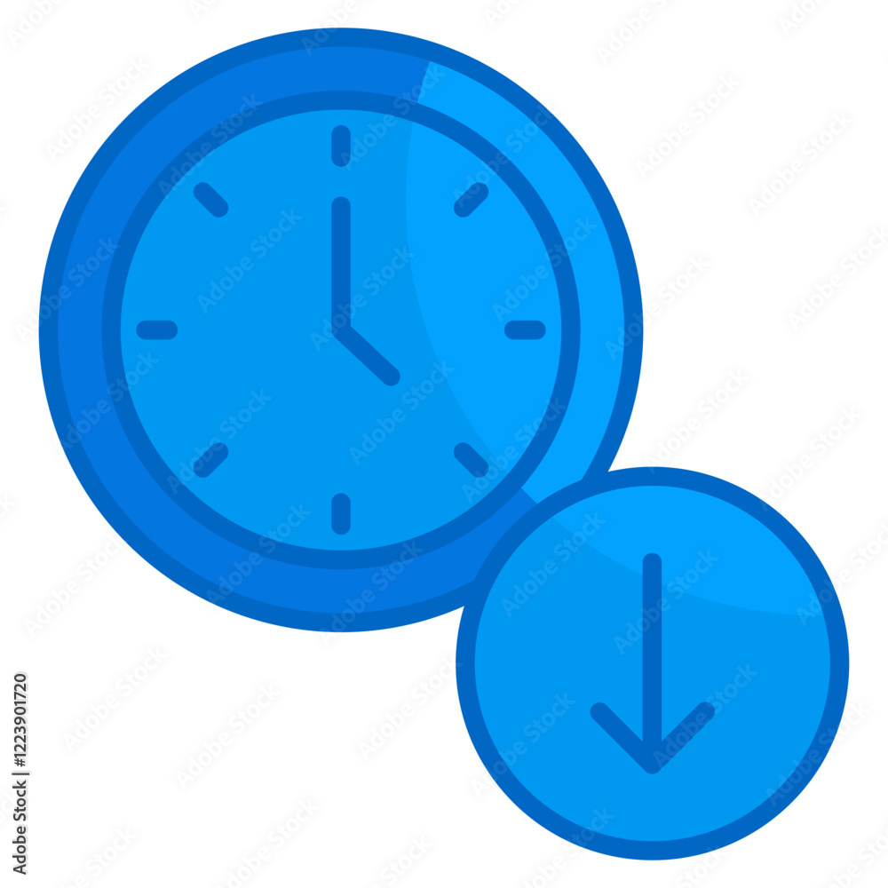Cycle Time Reduction Icon Element For Design Cycle Time Reduction Icon Element For Design
