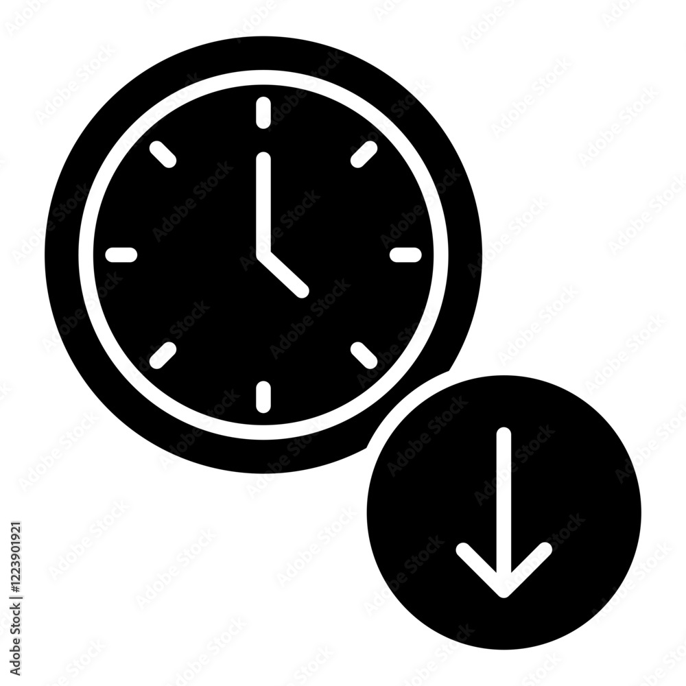 Cycle Time Reduction Icon Element For Design Cycle Time Reduction Icon Element For Design